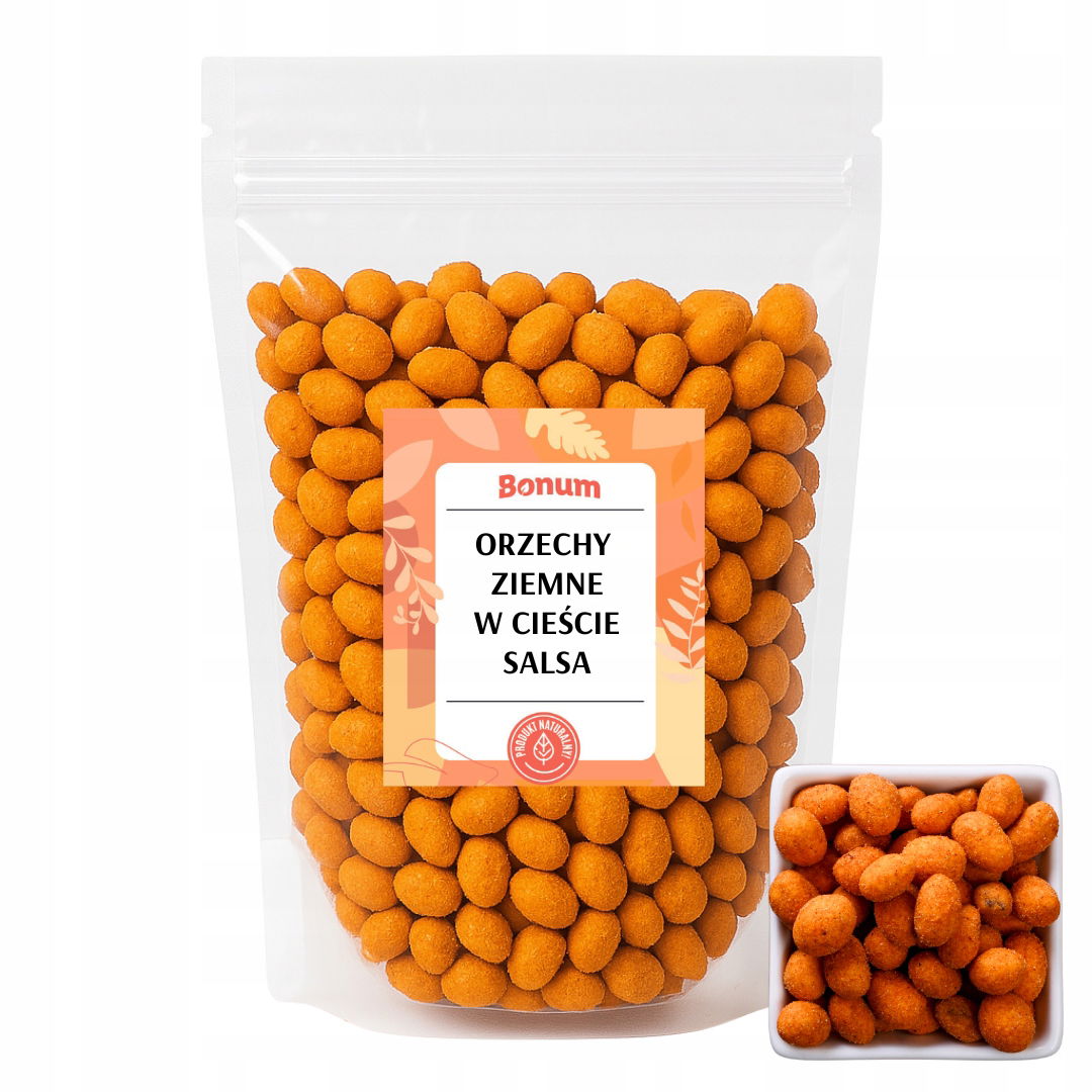 Arašidy arašidy v cestíčku s príchuťou Salsa desiata Snack 100g Bonum