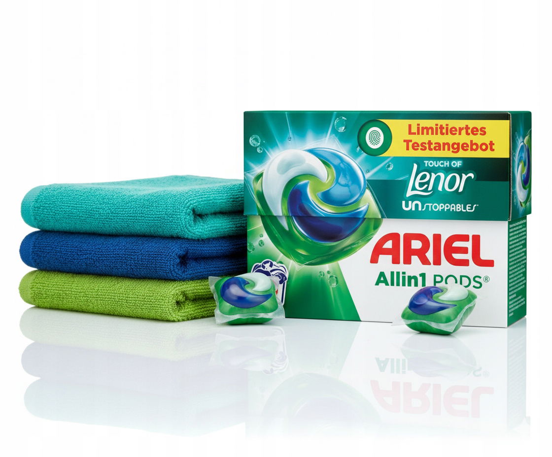 Ariel Touch of Lenor 3 v 1 Kapsule na pranie 10 kusov čistota a vôňa De