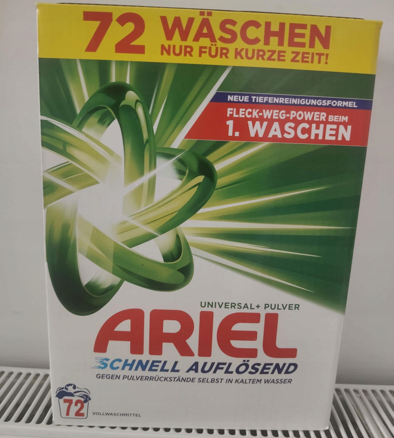 Ariel Universal+ Prášok 72p 3,9 kg