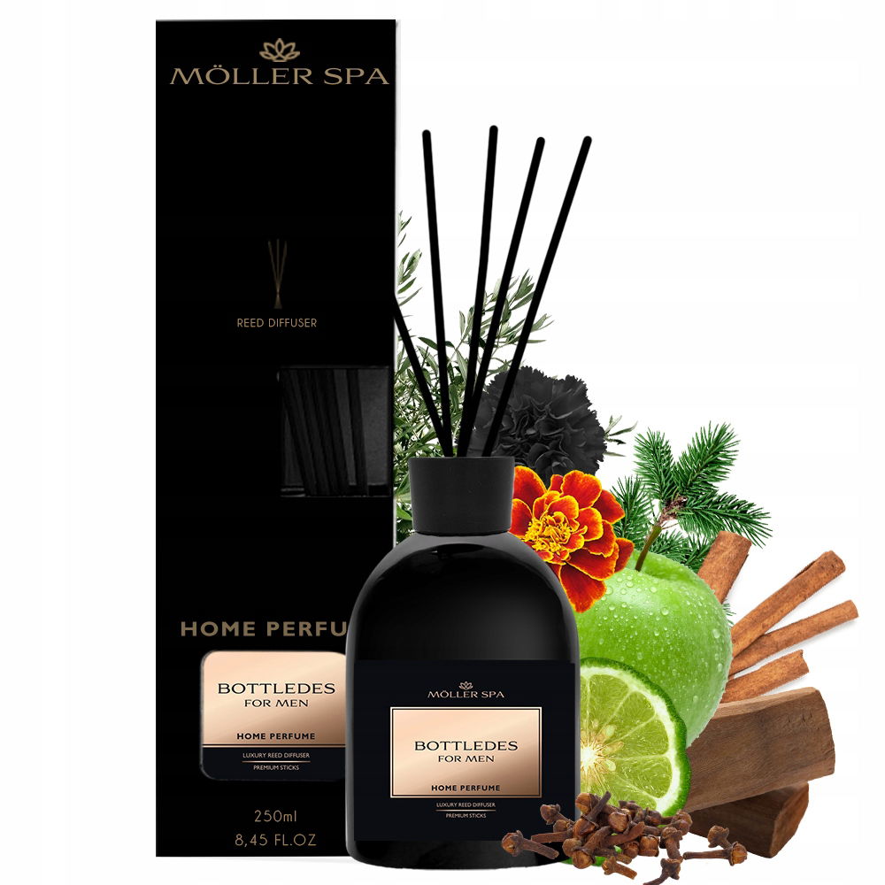 Aróma difuzér Bottled 250 ml Tyčinky Luxusná a trvalá vôňa do domácnosti