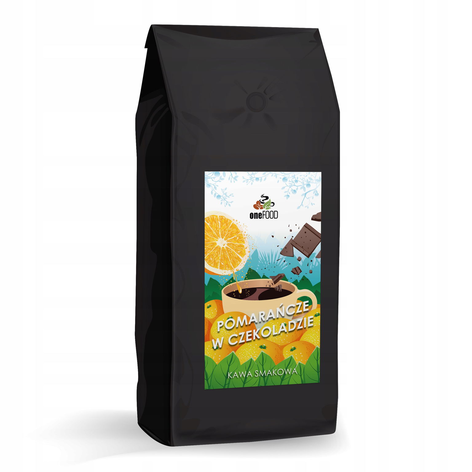 Aromatizovaná Káva Pomaranč V Čokoláde 1 kg zrnková