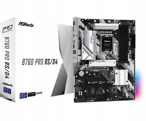Asrock B760 Pro RS/D4 Socket 1700 DDR4 Atx