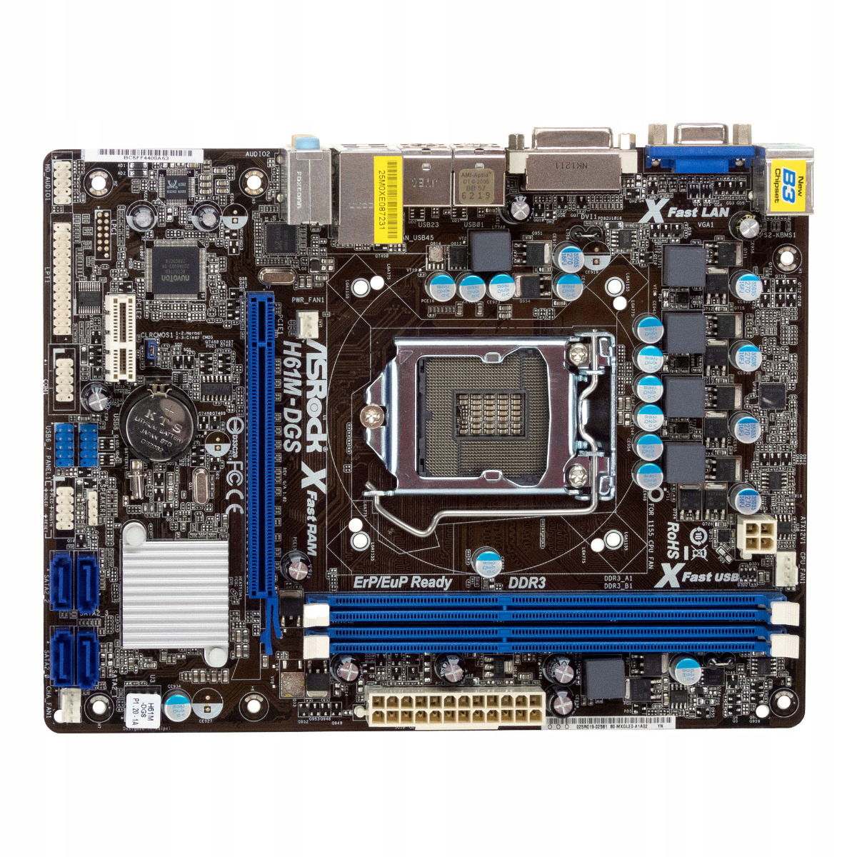Asrock H61M-DGS Socket 1155 DDR3 PCIe mATX