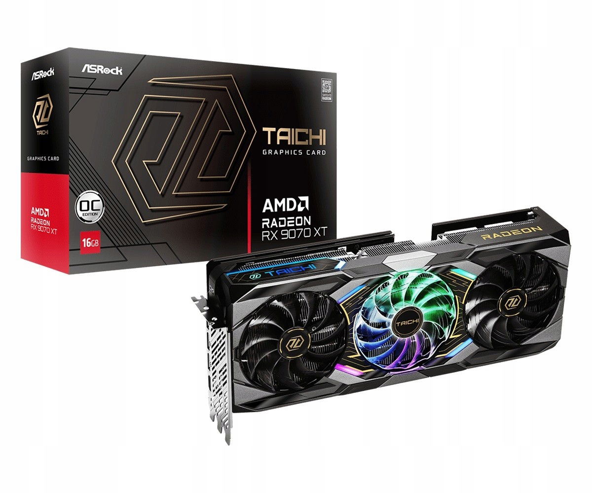 ASRock RX9070XT Taichi 16GB GDDR6 256bit Grafická karta