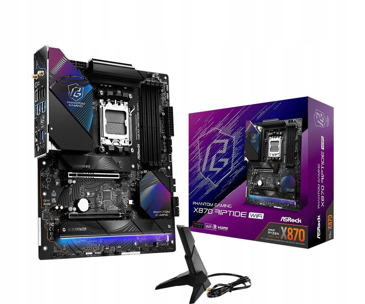 ASRock X870 Riptide Wifi AM5 DDR5 Atx Základná doska