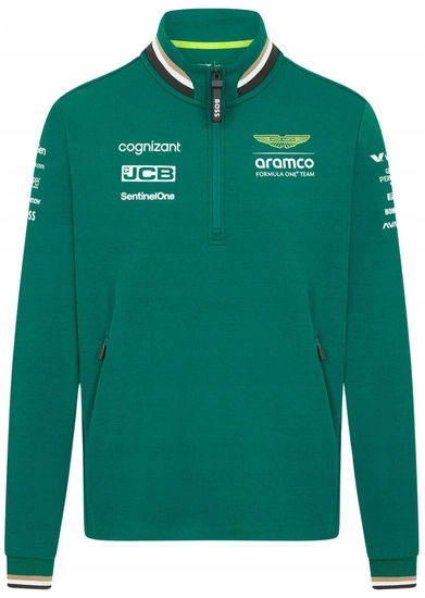 Aston Martin F1 Team Štvrťzipsový sveter rS