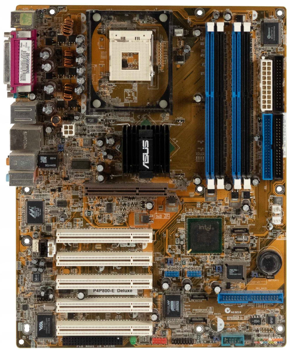 Asus P4P800-E Deluxe Socket 478 Ddr Atx