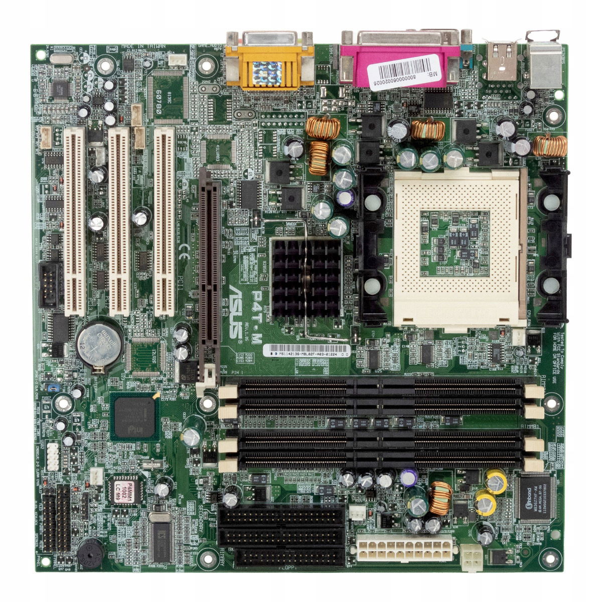 Asus P4T-M REV.1.05 PGA423 Rdram Agp Pci microATX