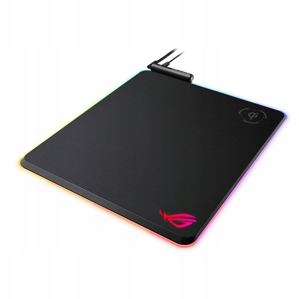 Asus Rog Balteus Qi podložka pre hráčov čierna