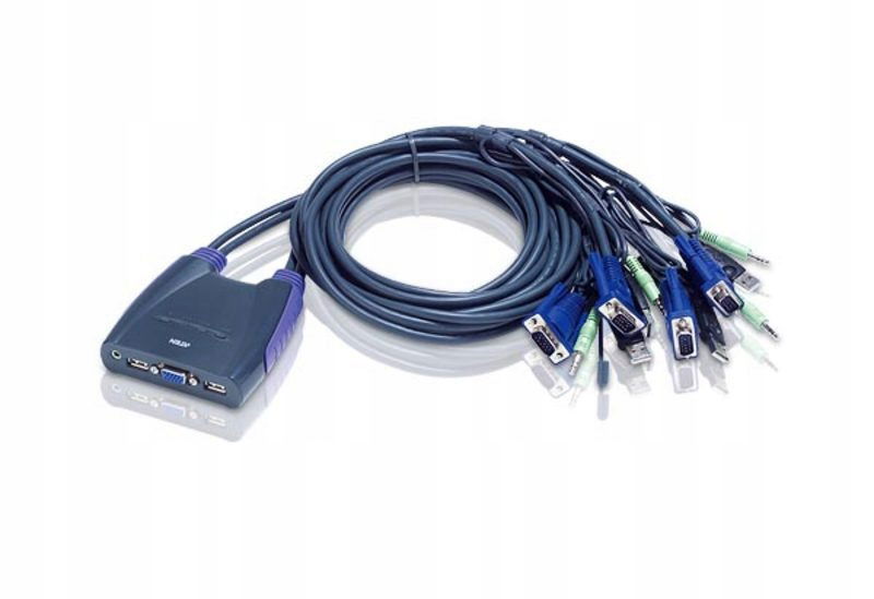 Aten 4-portový prepínač Kvm Usb CS64US