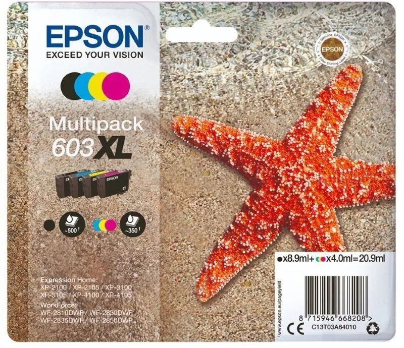 Atrament Epson 603XL C13T03A64010 sada