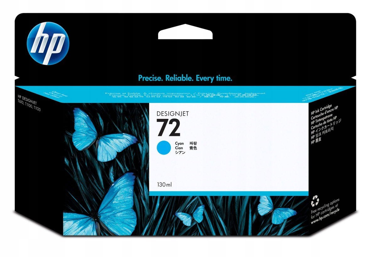 Atrament Hp C9371A modrý (cyan)