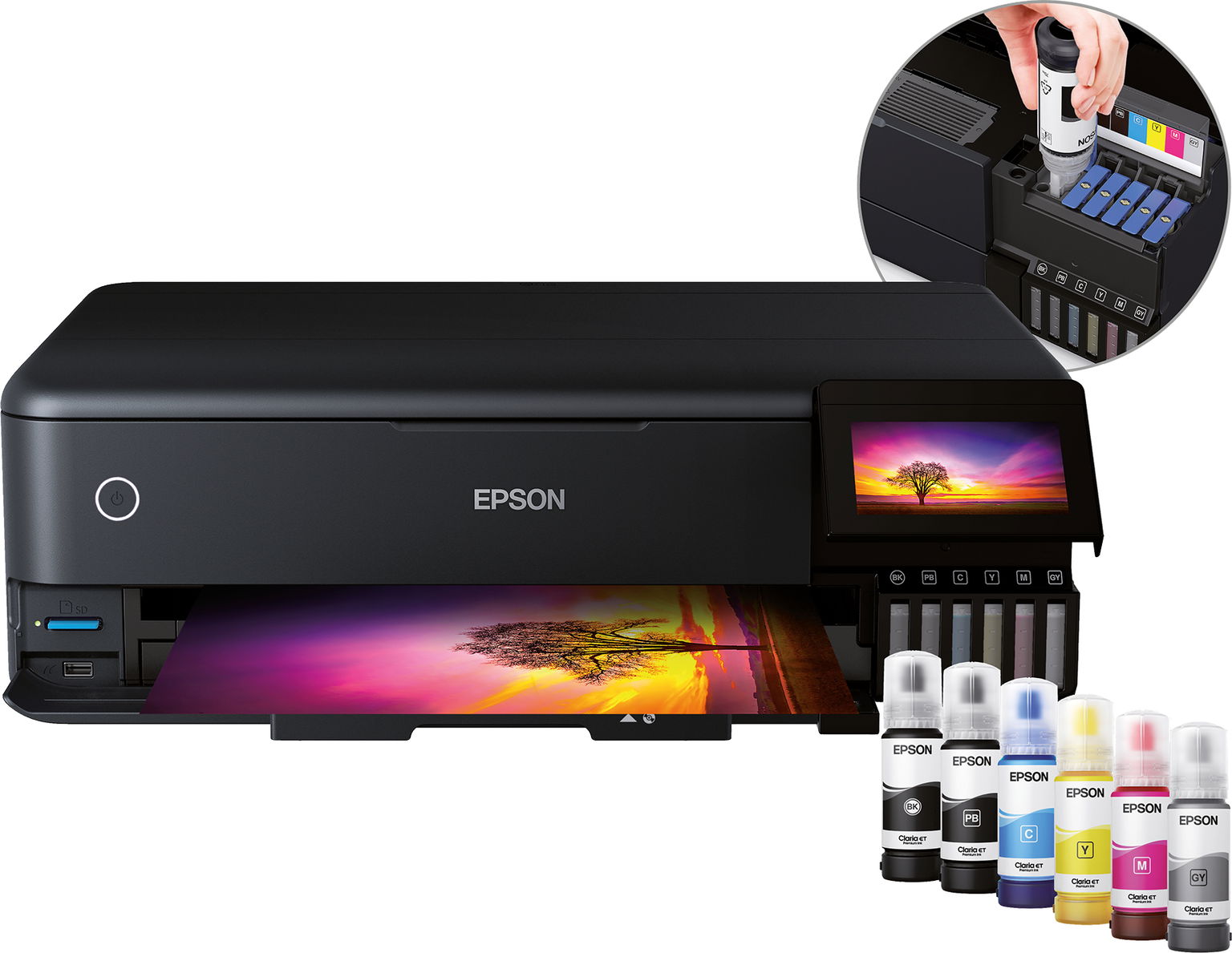 Atramentová multifunkčná tlačiareň (farebná) Epson ET-8550