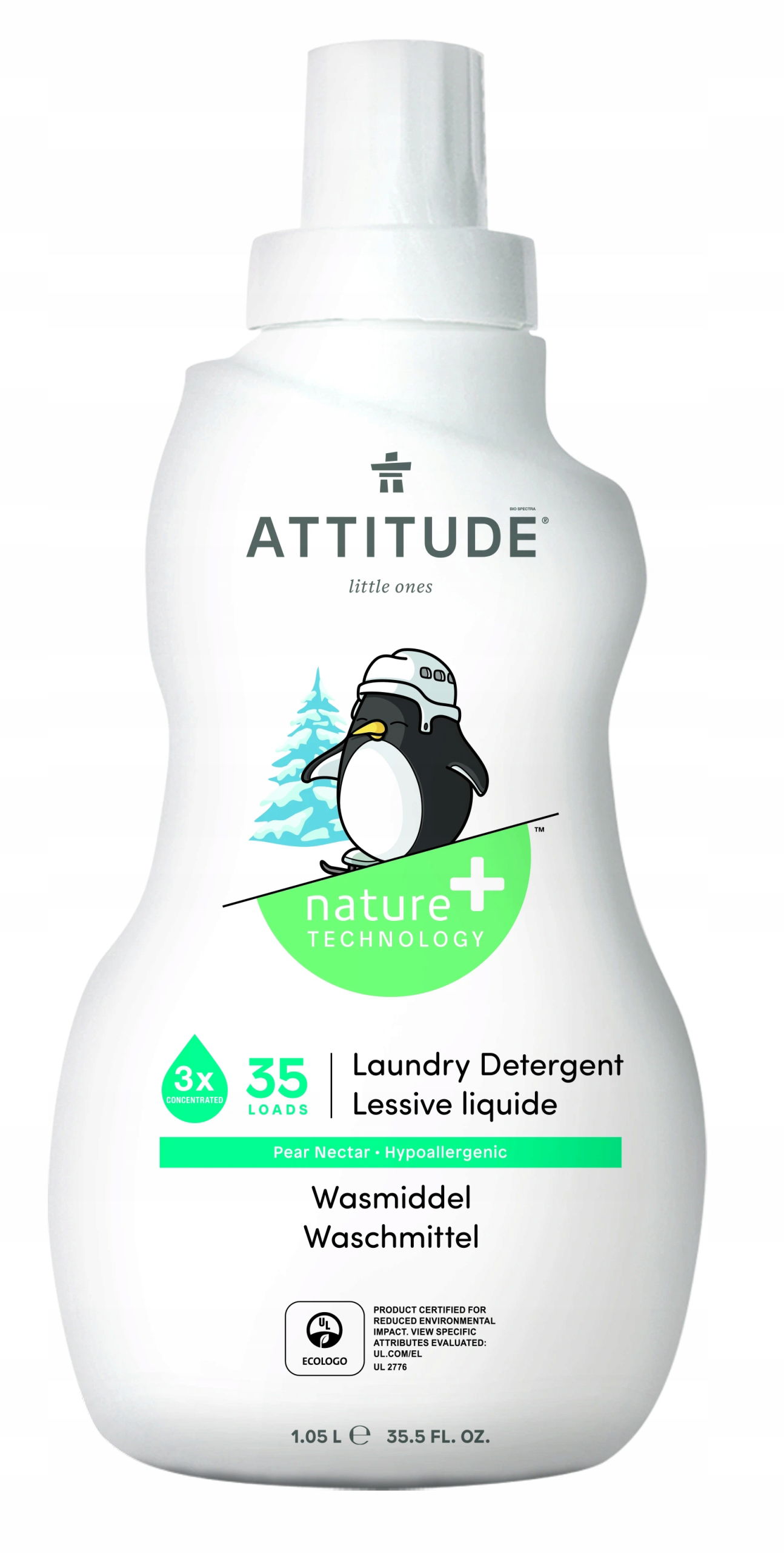 Attitude Prací gél s vôňou hruškovej šťavy (1050 ml; 35 dávok)