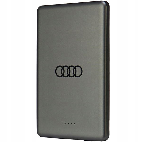Audi Indukčná Powerbanka 5000MAH Pre Magsafe Iphone 12 13 14 Pro Max S Logom