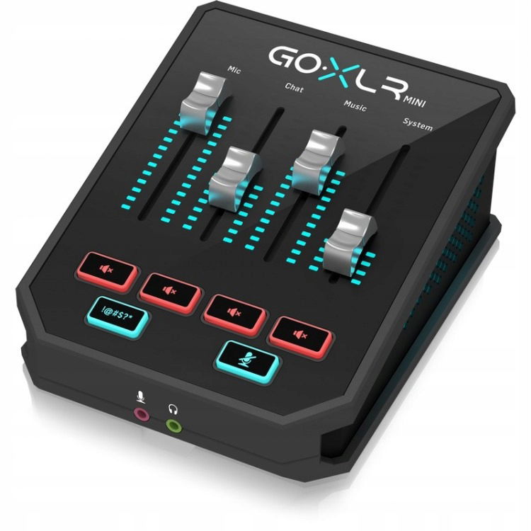 Audio Rozhranie Streamovací Mixér Tc Helicon Go Xlr Mini Usb Pro