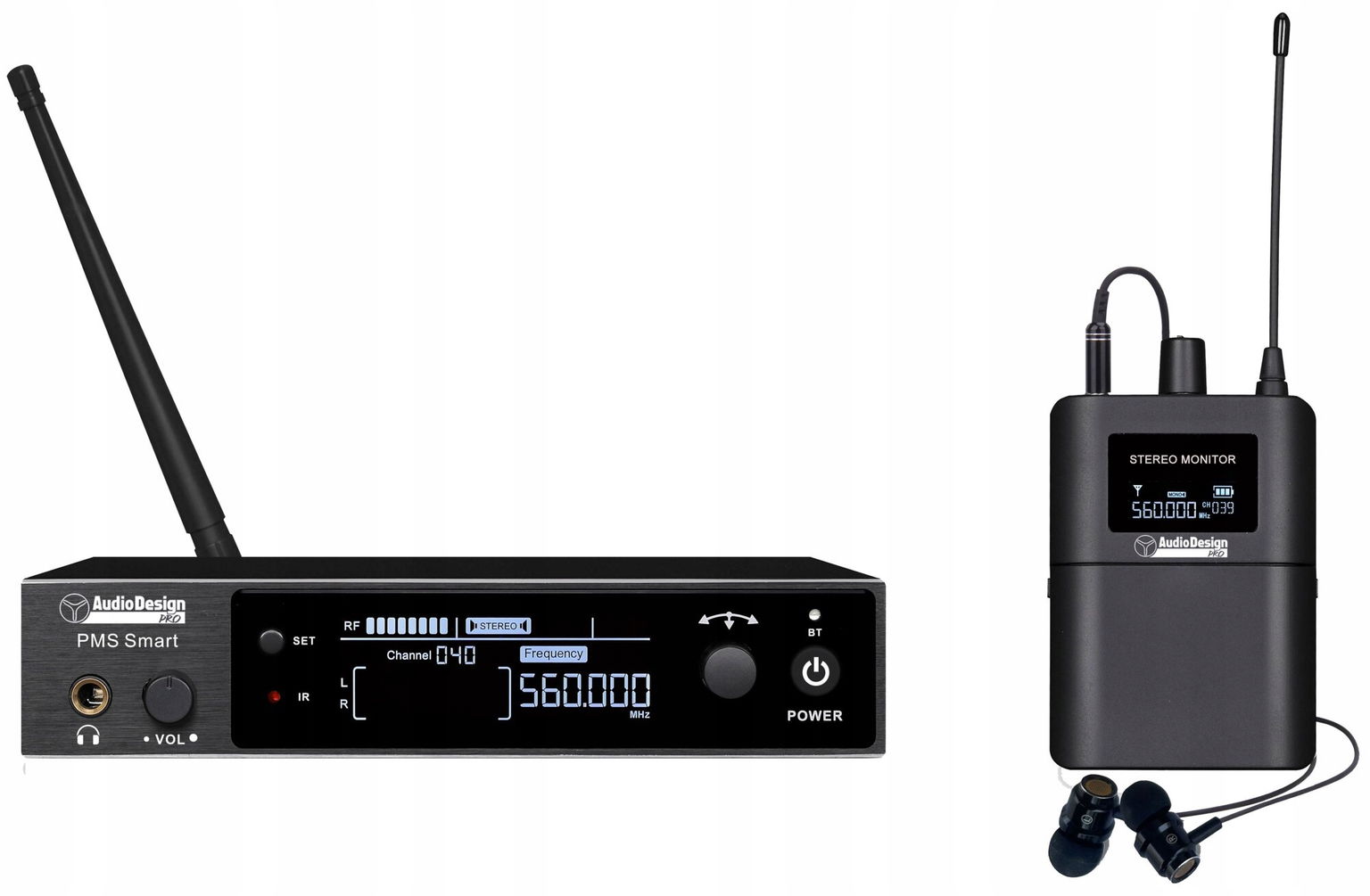 AudioDesign Pms Smart kompletný bezdrôtový odpočúvací systém