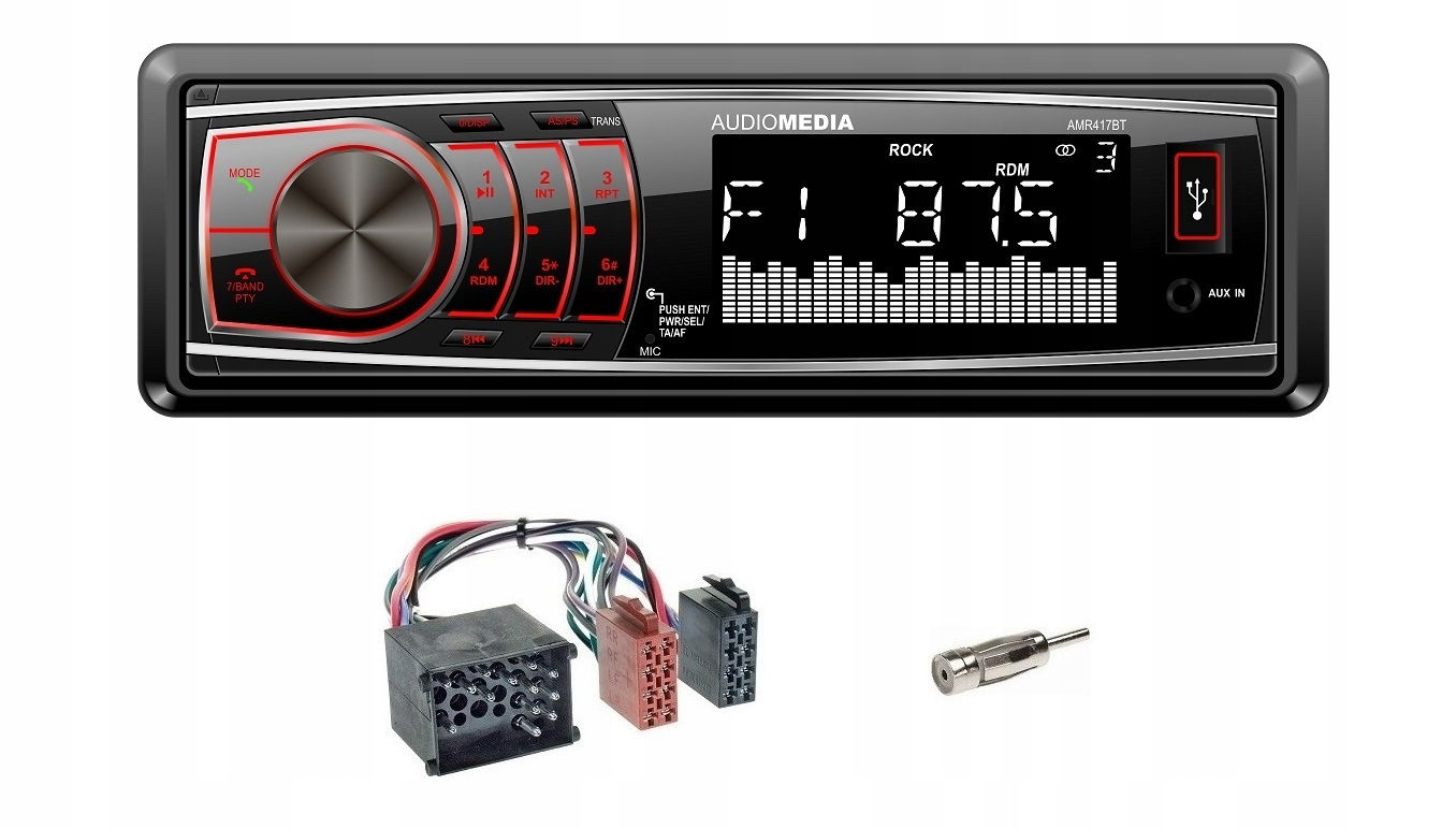 Audiomedia AMR417BT Bluetooth rádio Bmw E36 E38