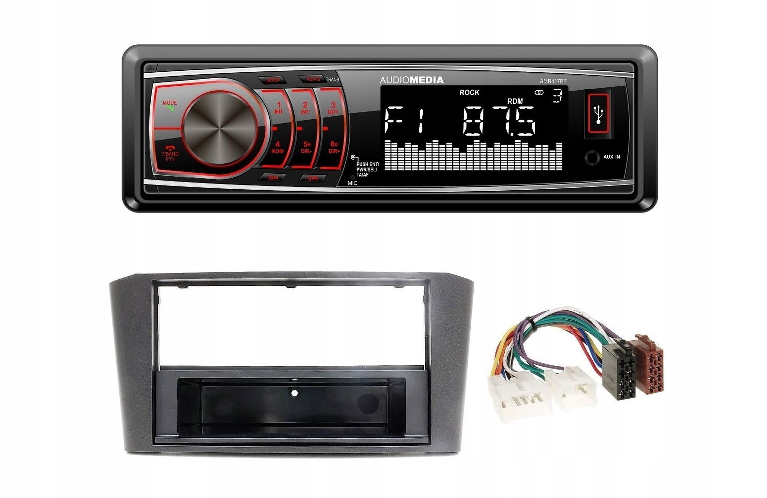 Audiomedia AMR417BT Bluetooth rádio Toyota Avensis