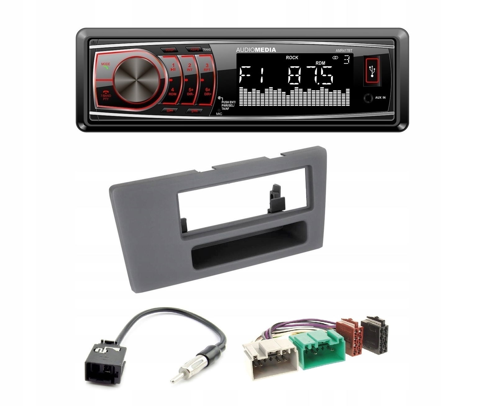 Audiomedia AMR417BT Bluetooth rádio Volvo S60 S70