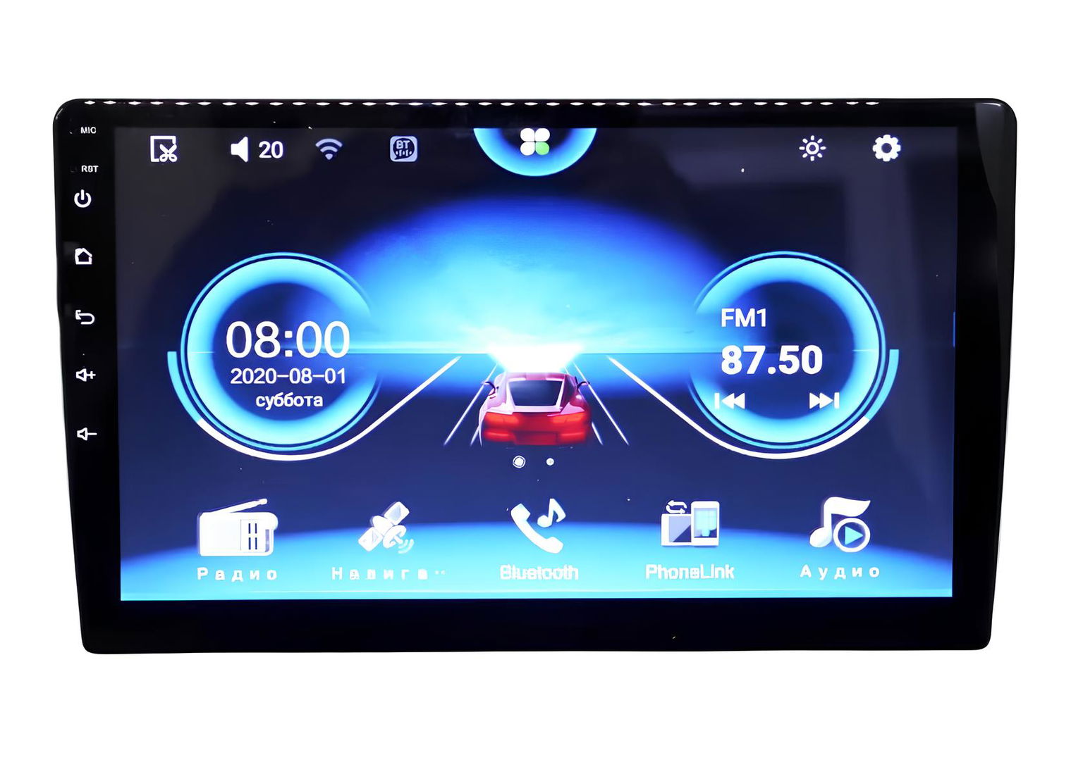 Autorádio 1DIN Pi 1008 10,1" 4 jadrá/1 Gb RAM/Android neúplné
