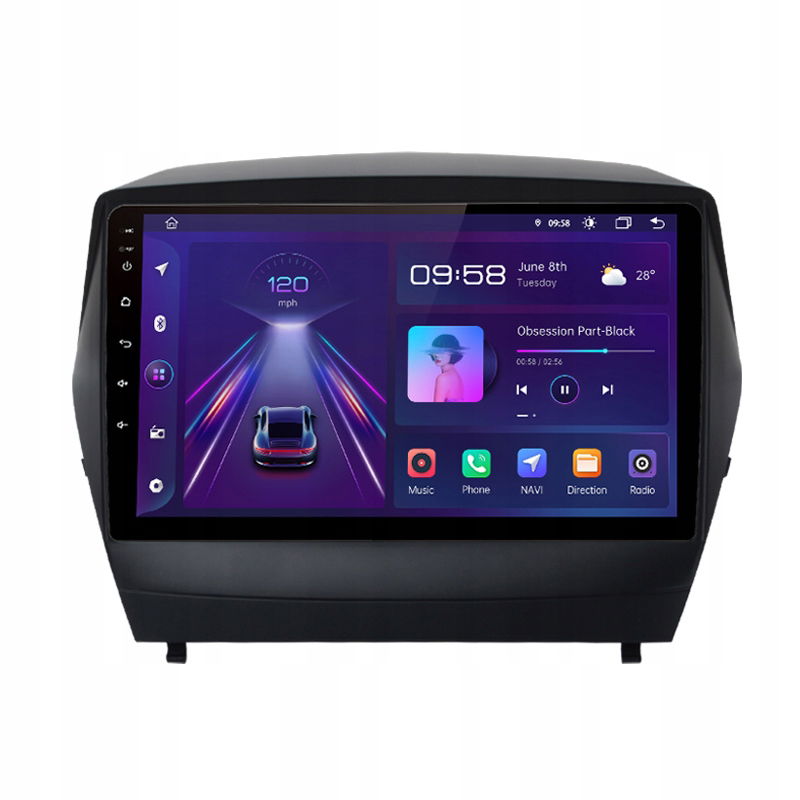 autorádio Android Hyundai Tucson 2 ix35 2009-15 carplay 4G 2+32