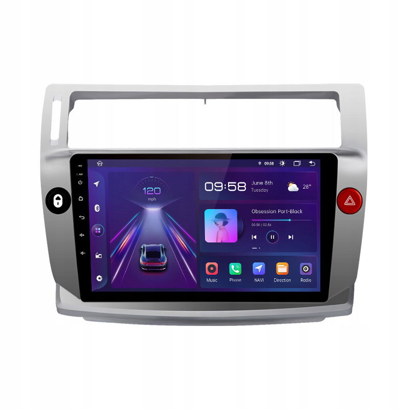 autorádio androidauto Citroen C4 C-Triomphe C-Quatre 4G 6+128