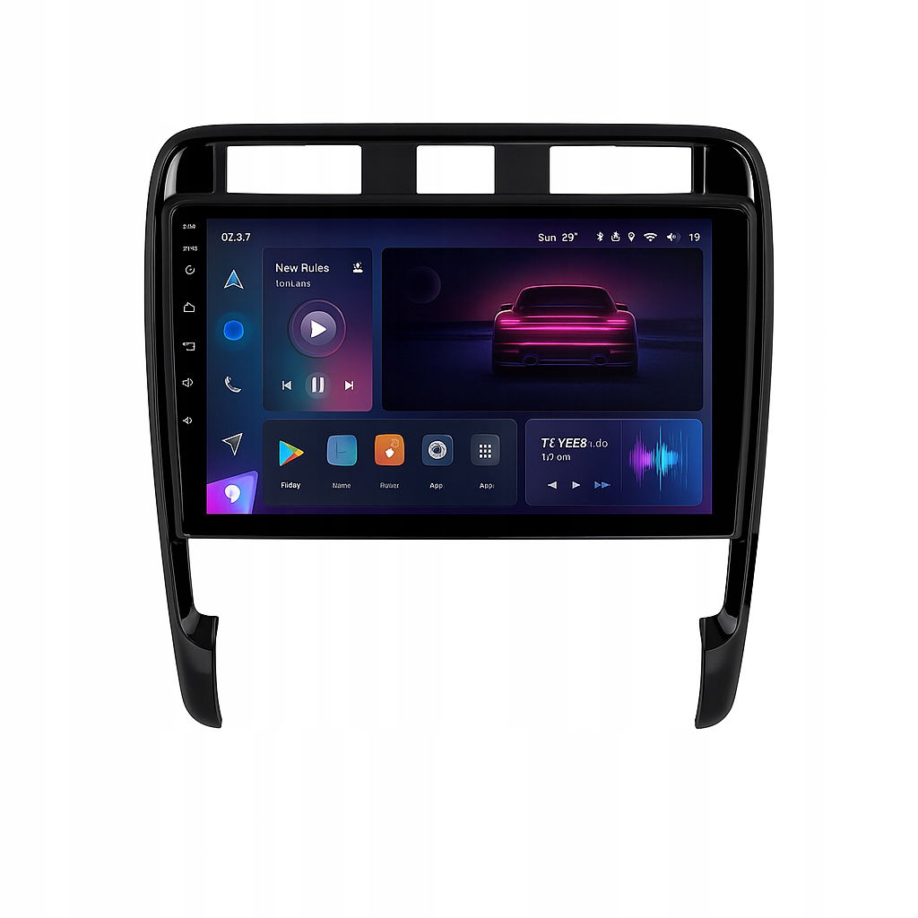 Autorádio Autoradio 9" Android13 Porsche Cayenne Gps CarPlay 2+64GB