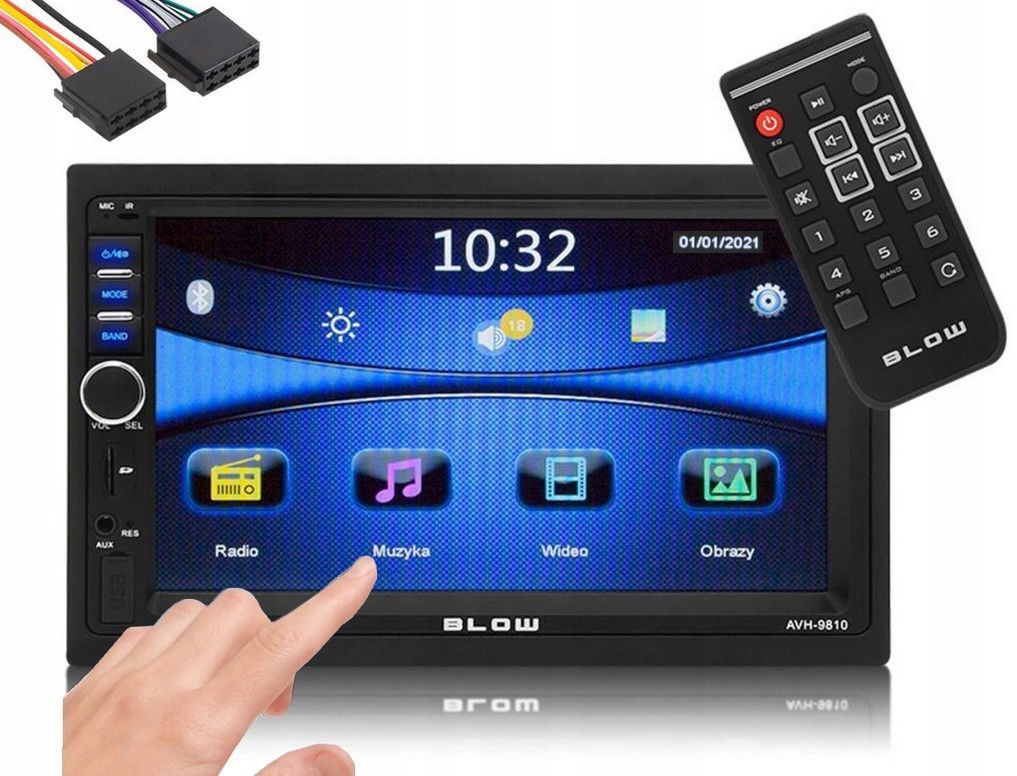 Autorádio Blow AVH-9810 2DIN 7 Sd Usb MP3