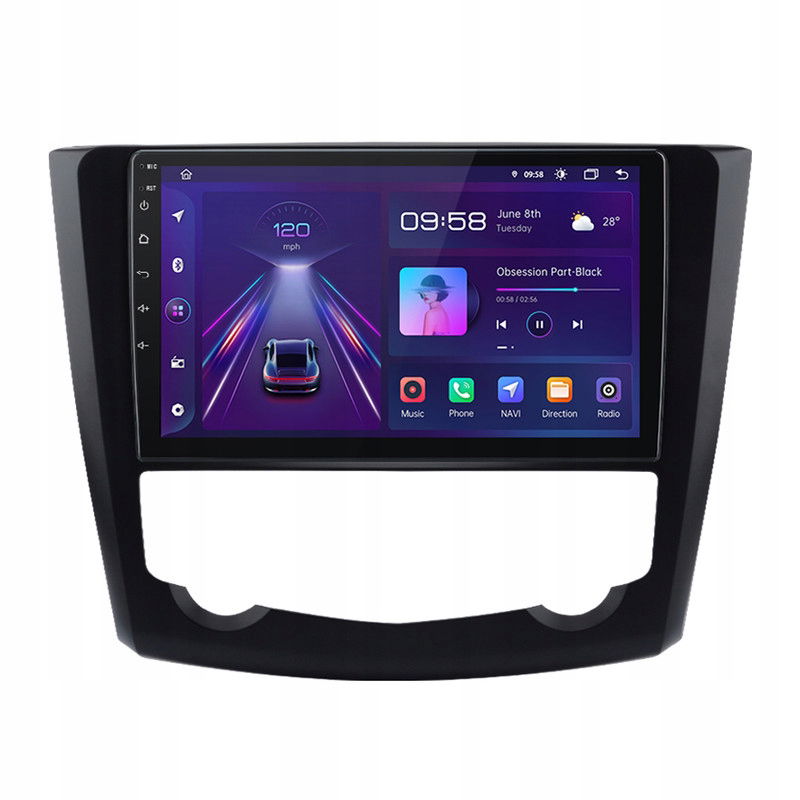 autorádio carplay androidauto Renault Kadjar 2015 2016 4G 6+128