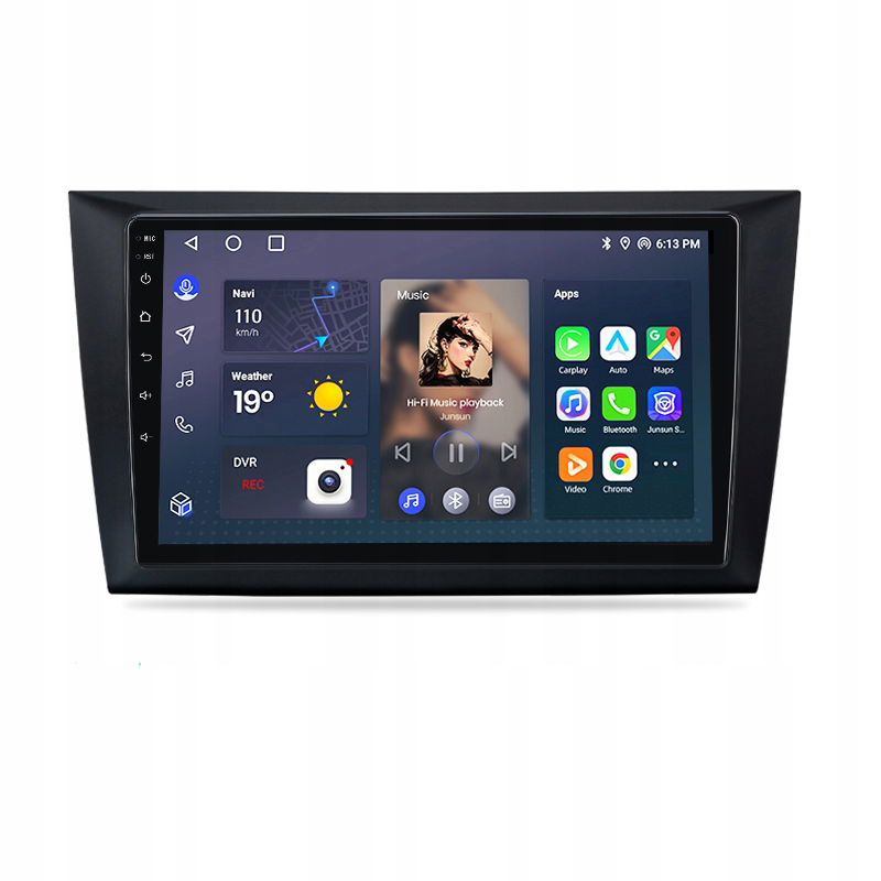 autorádio carplay androidauto Volkswagen Golf 6 2008-2016 4G 6+128