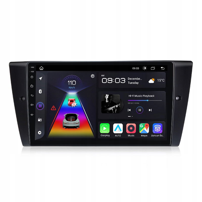 autorádio Carplay Bmw 3 E90 E91 E92 E93 2006-11 Android 4+64