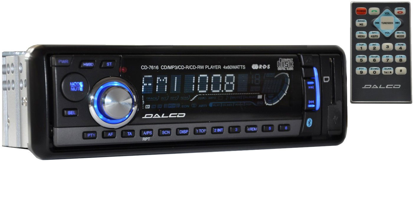 Autorádio CD Usb Sd Bluetooth MP3 60W Usb