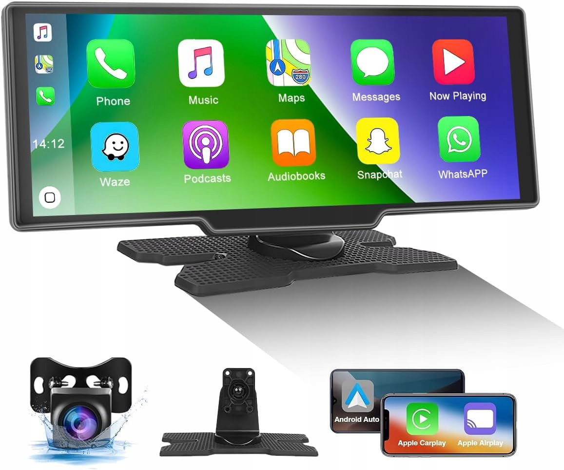 Autorádio Cúvacia Kamera Navigácia Android Carplay 10,2" Camecho