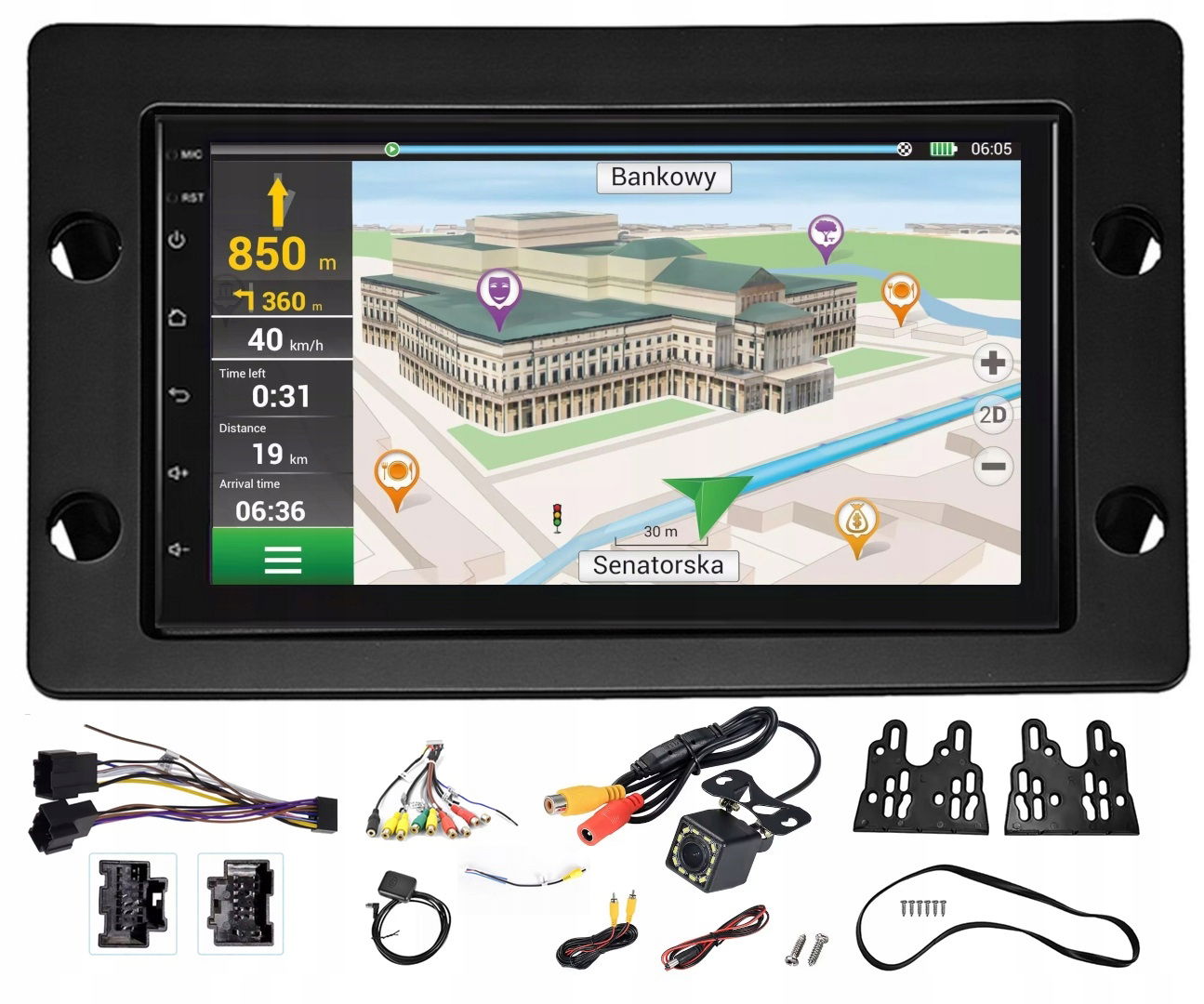 Autorádio Gps Android Saab 9-5 2005-2011 Carplay Wifi Usb MP3 Rds 2/64GB
