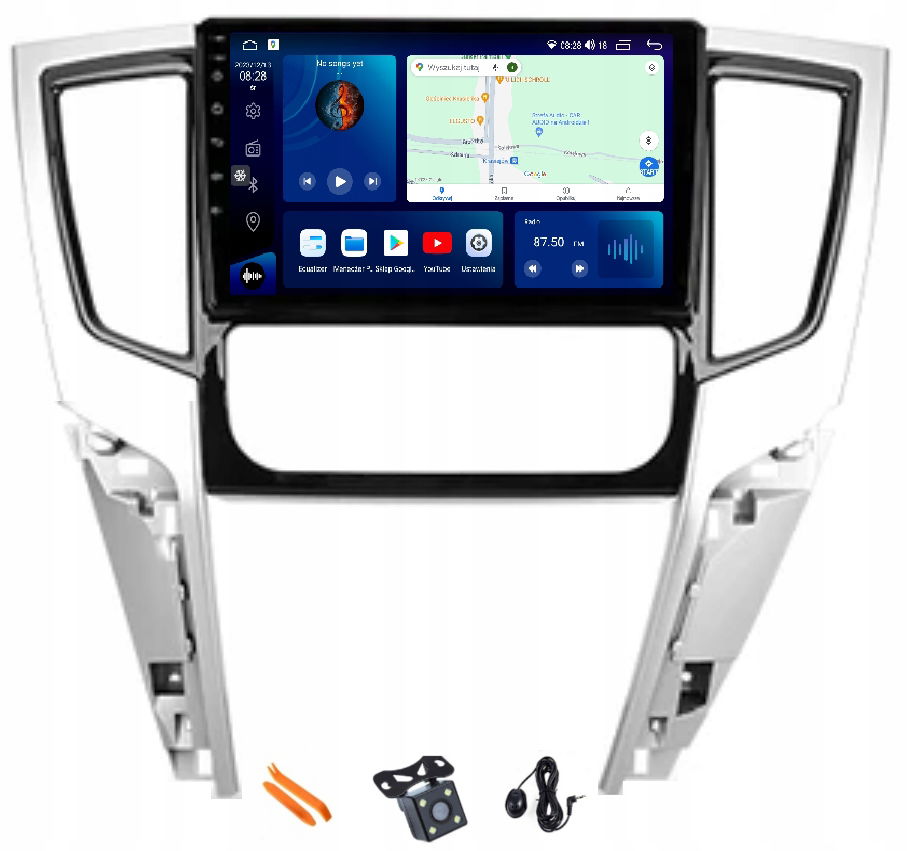 Autorádio Gps Apple Carplay Android Auto Mitsubishi L200 16-20