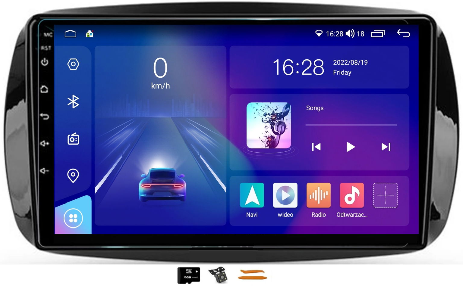 Autorádio Gps Lte Smart Fortwo Forfour W453 A453 C453 15-19 Android