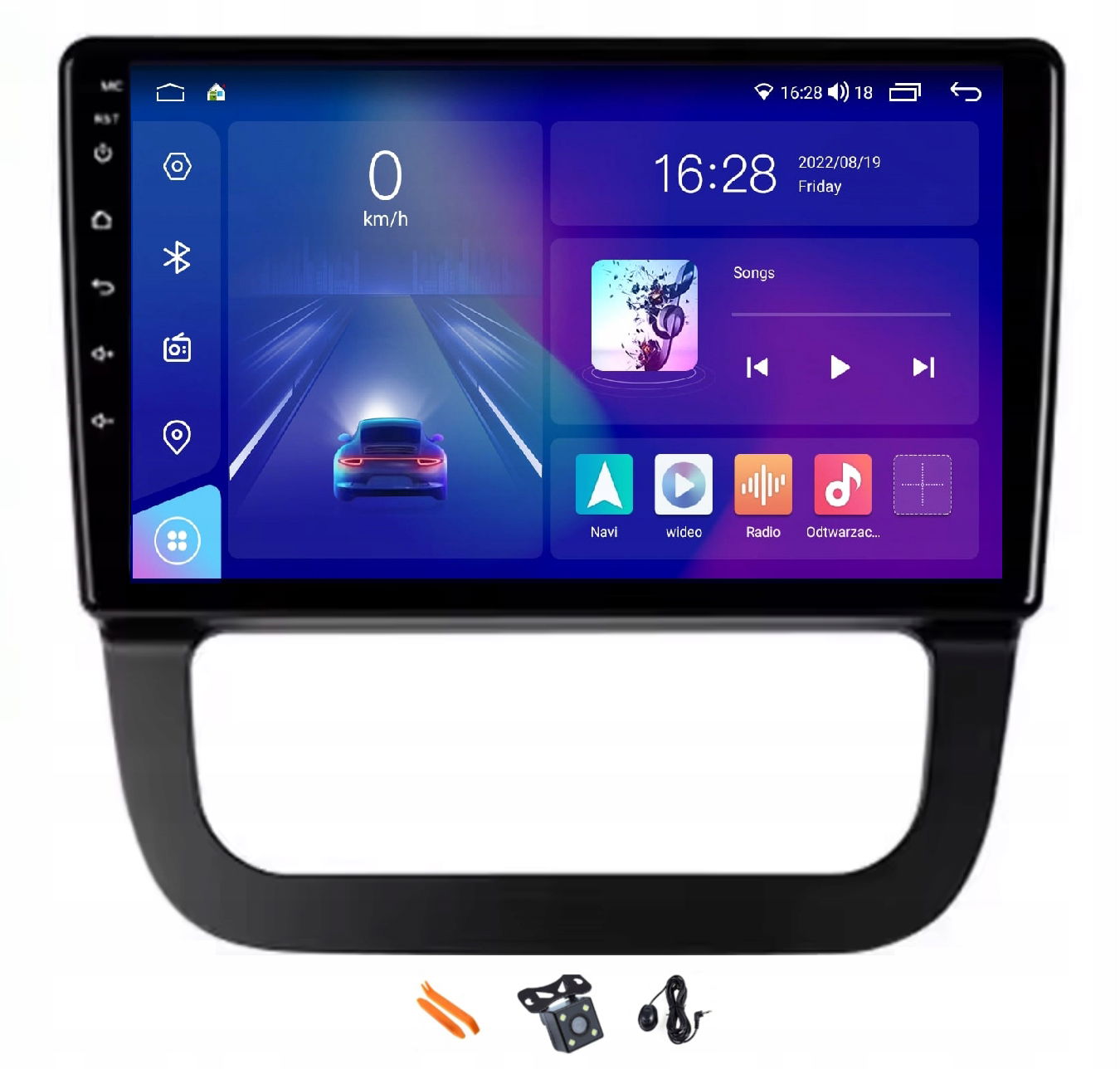 Autorádio Lte 128GB Gps Dsp Vw Jetta 5 05-11 Bora 06-11 Android