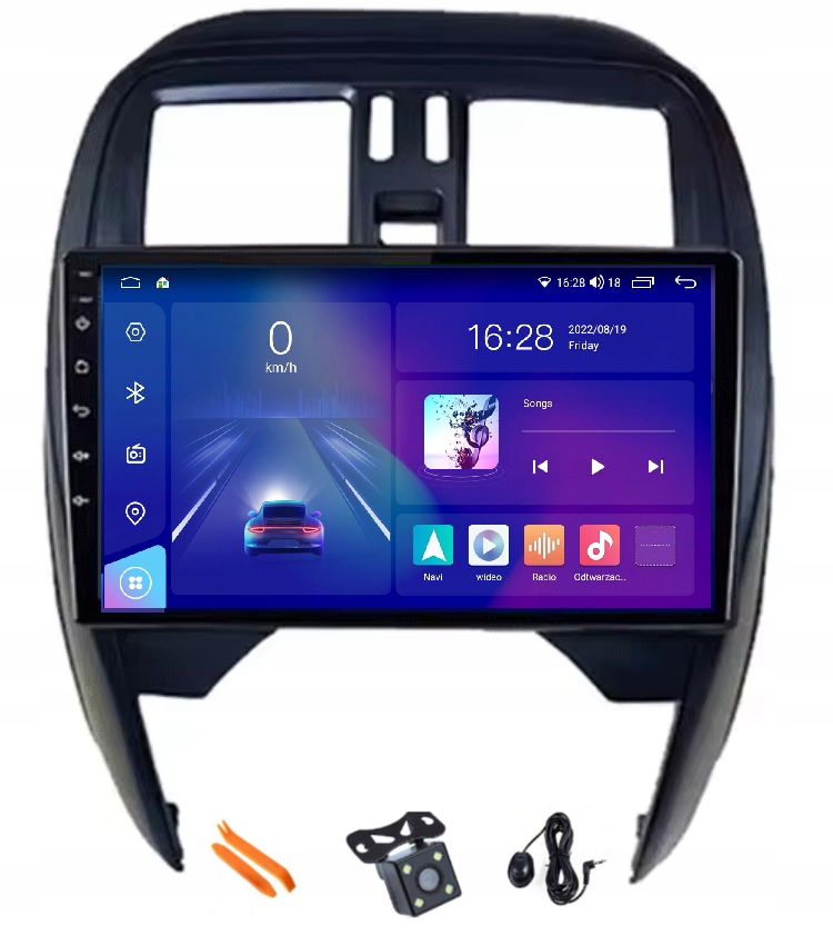 Autorádio Navigácia 128GB Lte Gps Dsp Nissan Micra 10-17 Android