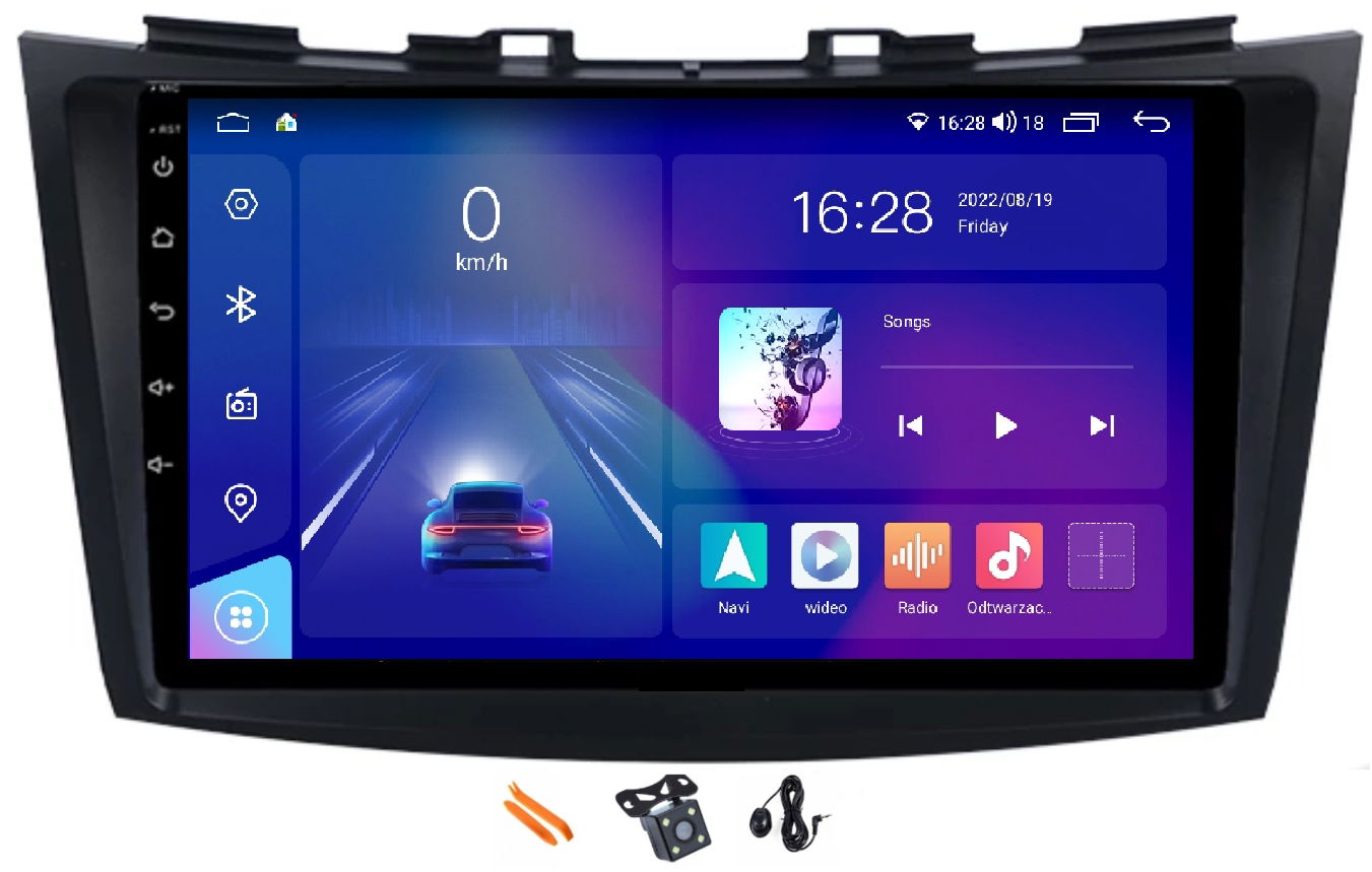 Autorádio Navigácia Gps Lte Dsp 128GB Suzuki Swift 5 10-17 Android