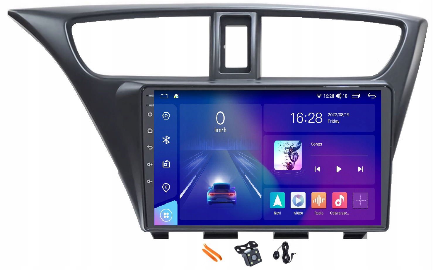 Autorádio Navigácia Lte 64GB Gps Dsp Honda CIVIC 9 11-17 Android