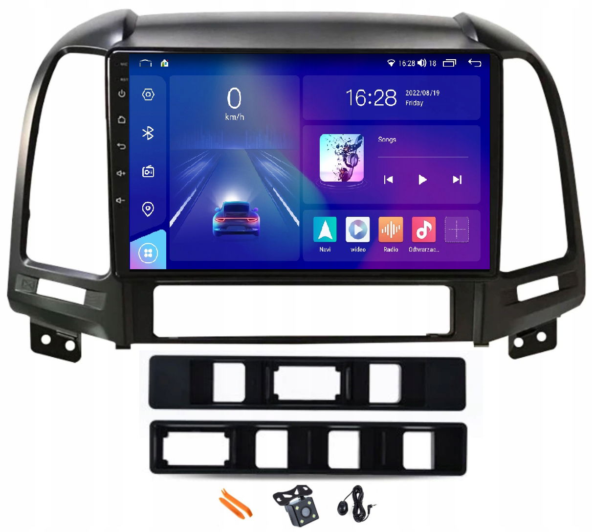 Autorádio Navigácia Lte 64GB Gps Hyundai Santa Fe 2 06-12 Android