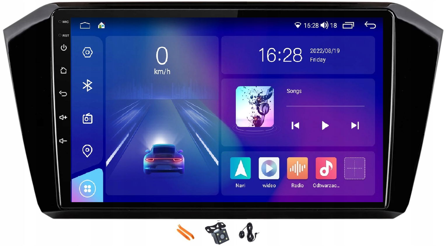 Autorádio Navigácia Lte Gps 128GB Vw Passat B8 14-18 Android
