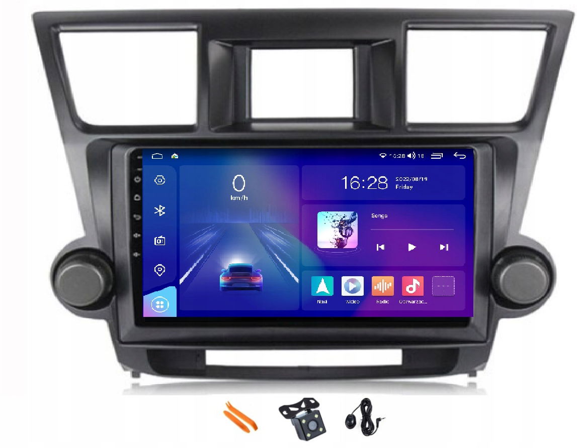 Autorádio Navigácia Lte Gps Dsp Toyota Highlander 2 07-13 Android