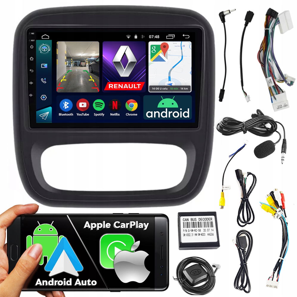 Autorádio Ncs RS-305 Renault Trafic 3 III 2014-2021 Android