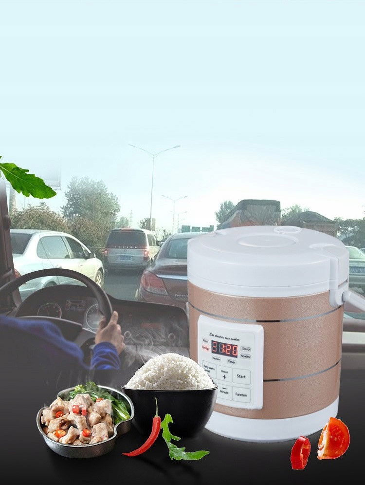 Autovar na varenie ryže multicooker 12V/24V 3L