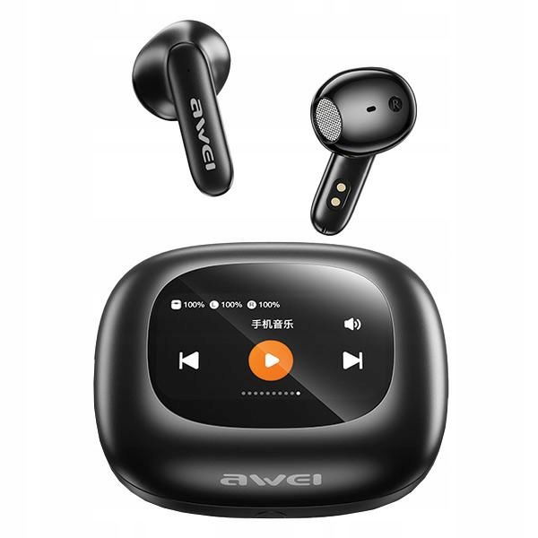 Awei Bluetooth 5.4 slúchadlá TP97TWS dokovacia stanica čierna/čierna
