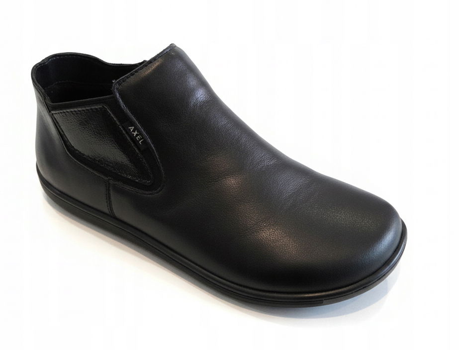 Axel Comfort Dámske Kožené Poltopánky Čierne Toto H 4508 veľ. 38