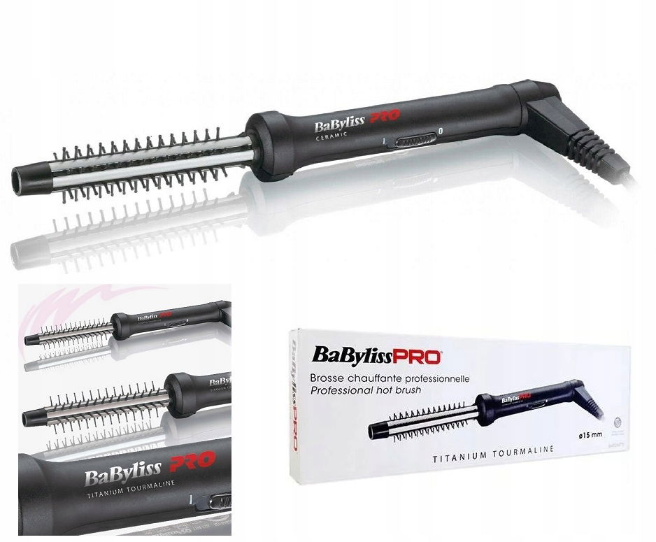 Babyliss Pro Kartáčová kulma Titanium 15 mm BAB288TTE