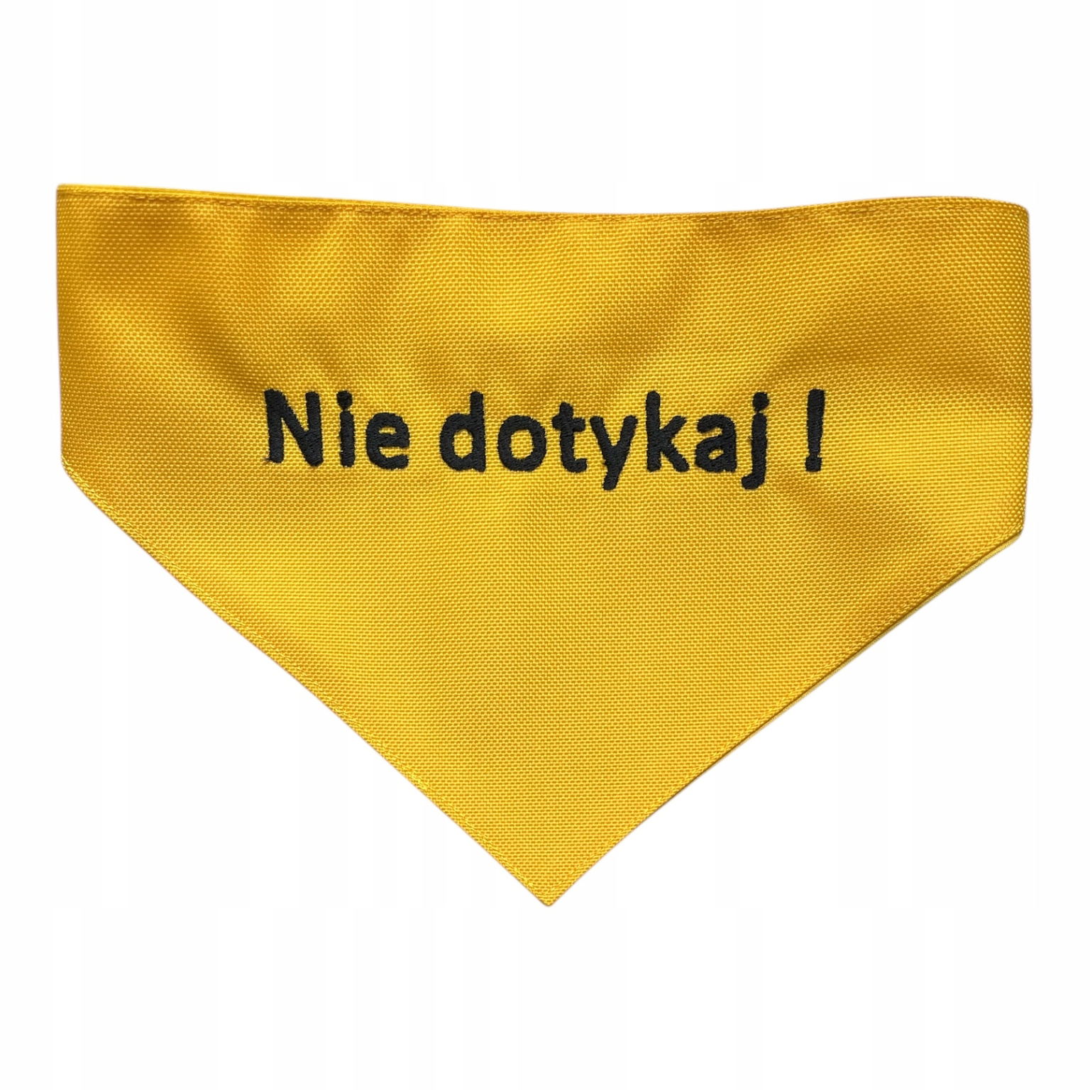Bandana pre psa na gumičke veľkosť M/L (46-52 cm) Nedotýkajte sa!